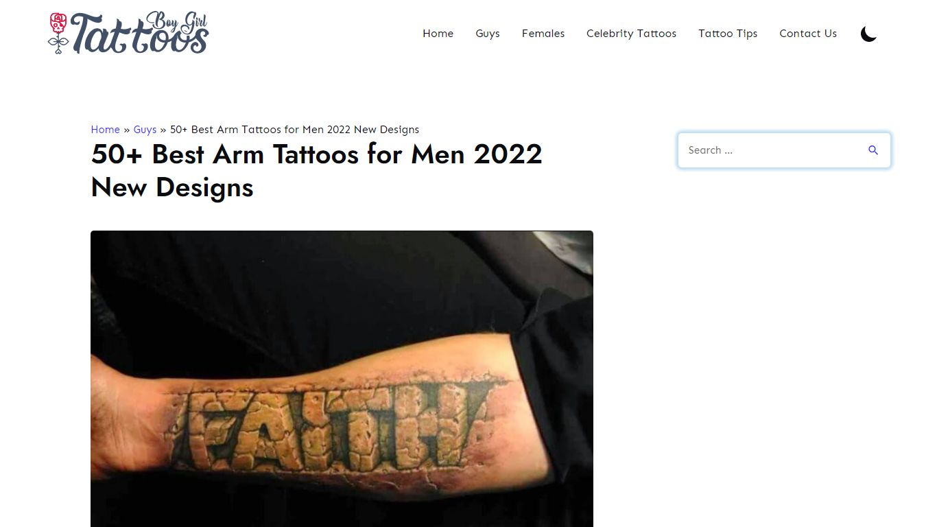 50+ Best Arm Tattoos for Men 2022 New Designs - TattoosBoyGirl